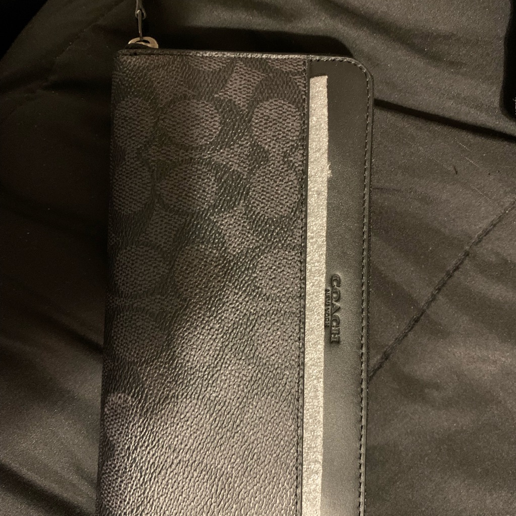 Brand New Leather Coach Signature Wallet